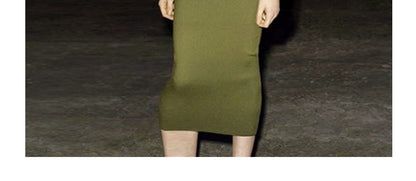 Long Sleeve Dress Women's Long Hollow-out Dress