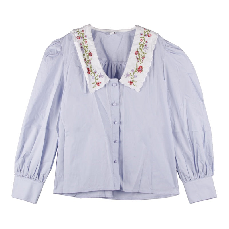 Top estilo Hong Kong vintage elegante francés de primavera para mujer