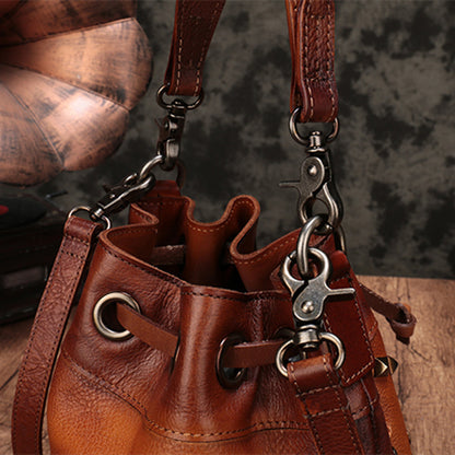 New Style Rivet Decorative Leather Handbags Retro Leisure