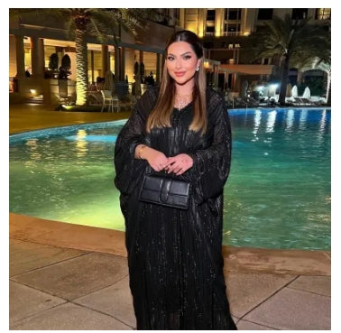 Robe de mode musulmane Abaya Robe noire Robe en tissu brillant ensemble deux pièces