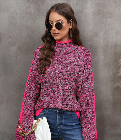 New Popular Sweater Patched Color Women