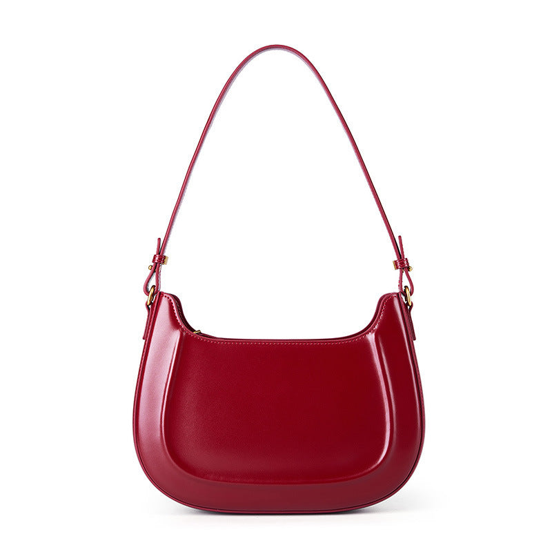 Bolso de hombro estilo sillín retro de moda para mujer