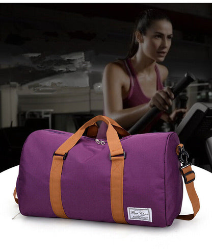 Bolsa de viaje deportiva para hombre y mujer, bolsa de lona para ocio, trabajo, gimnasio, bolsa de viaje