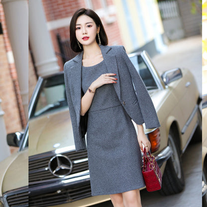 Temperament High Sense Business Long-sleeved Suit