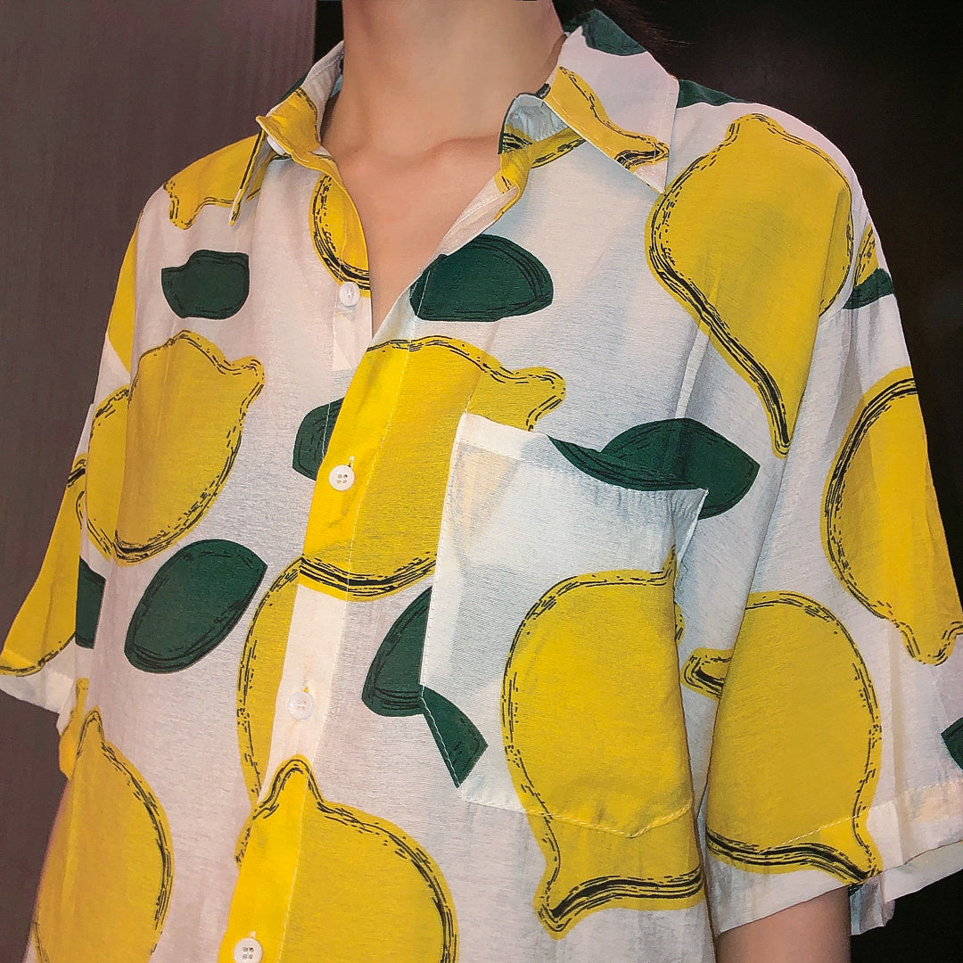 Lemon short sleeve shirt