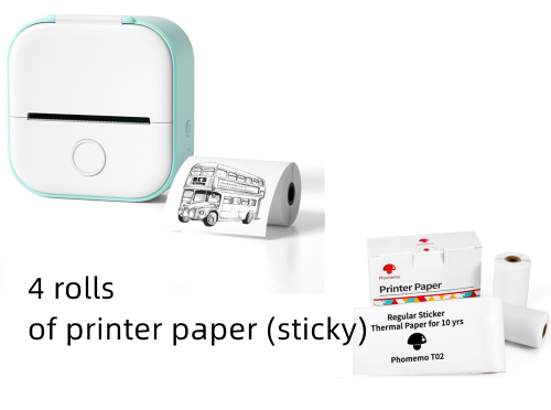 Mini-imprimante thermique Portable d'étiquettes, Photo à domicile, pour étudiants, mauvaises questions, Bluetooth, Mini-imprimante d'étiquettes, étiquette de prix