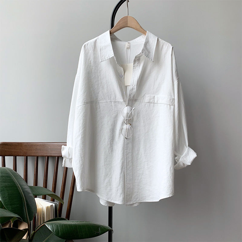 Long-sleeve western-style retro shirt