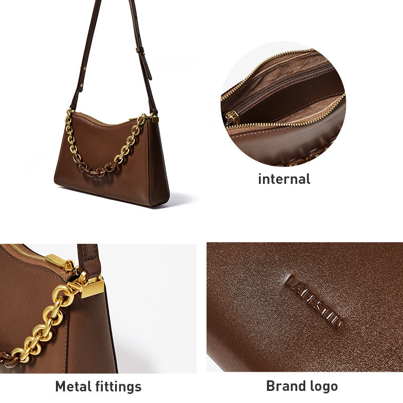 Bag Female Underarm Baguette Casual All-match Chain Single Shoulder Messenger