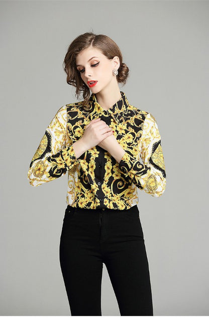 New style printed top in Europe