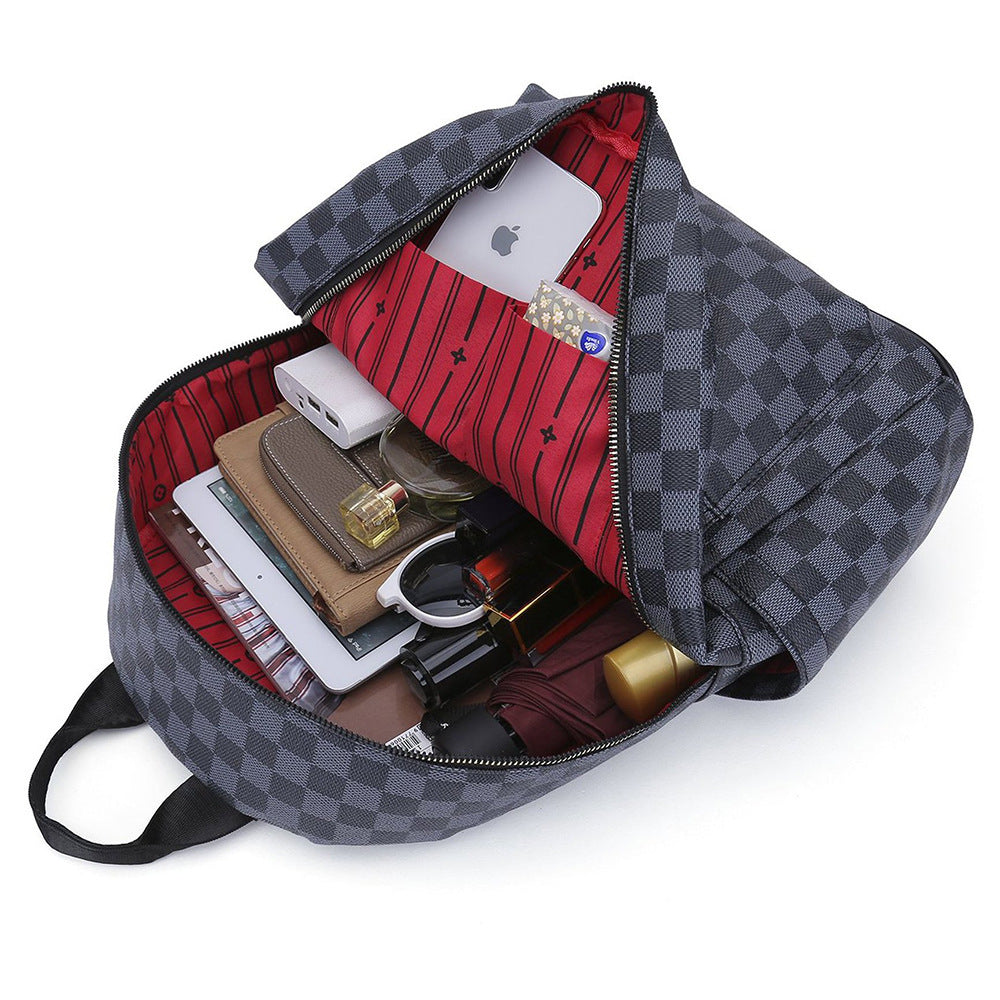 Women's Classic Checkered Vintage Backpack