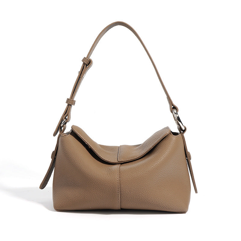 First Layer Cowhide Handbag Female