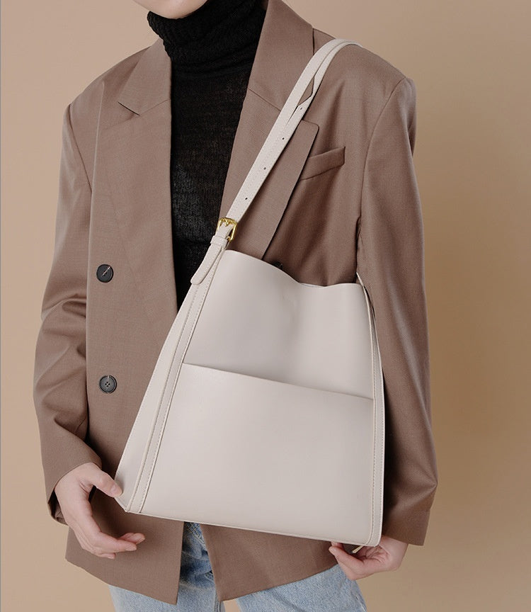 Bolso de mujer de piel auténtica de gran capacidad Niche Commuter