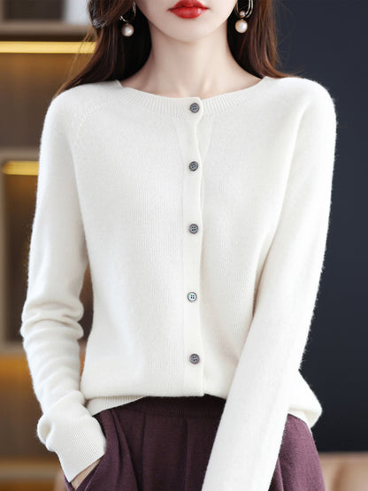 Autumn And Winter Bottoming Round Neck Long Sleeve Loose Top