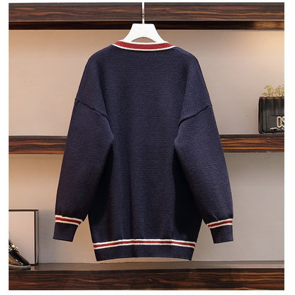 Little bear loose belly slimming sweater