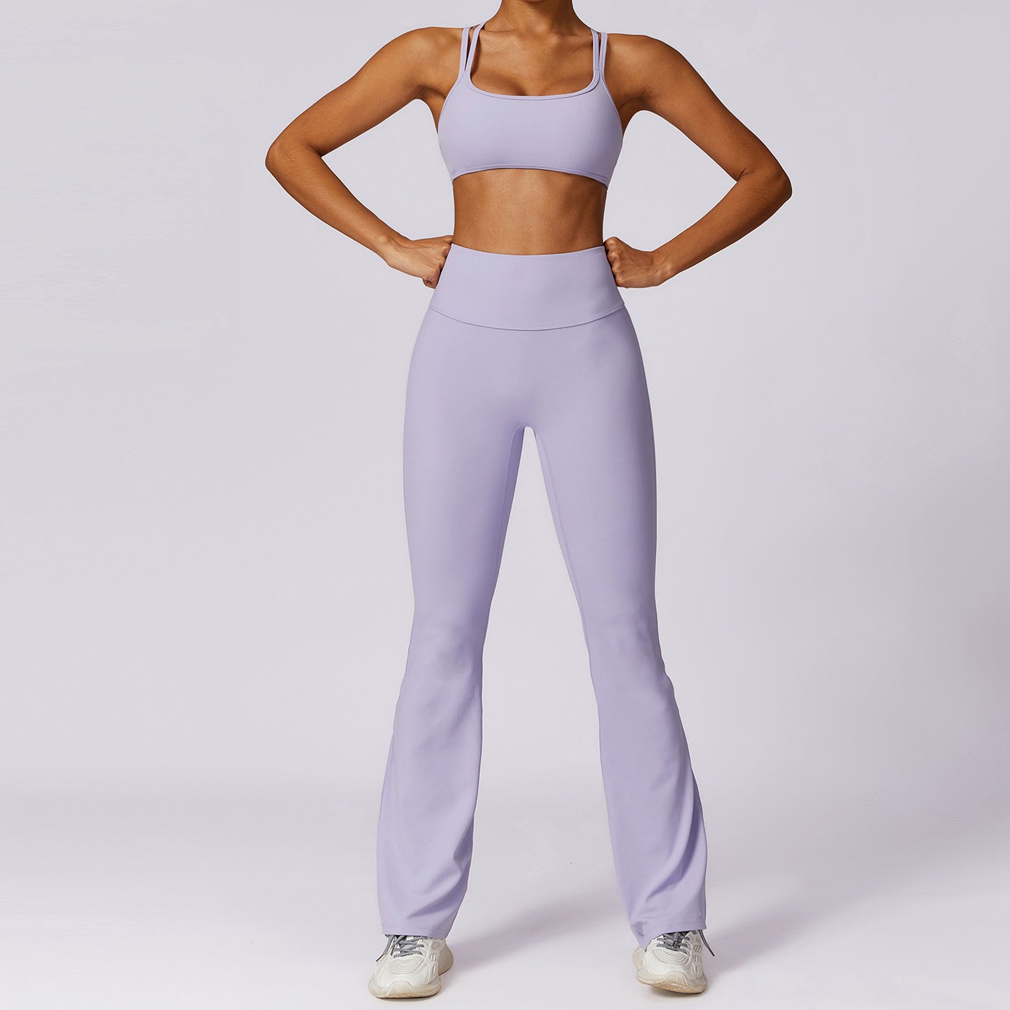 Traje de yoga ajustado de secado rápido para mujer, ropa deportiva para correr