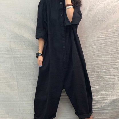 Loose Plus Size Women's Casual All-match Overalls