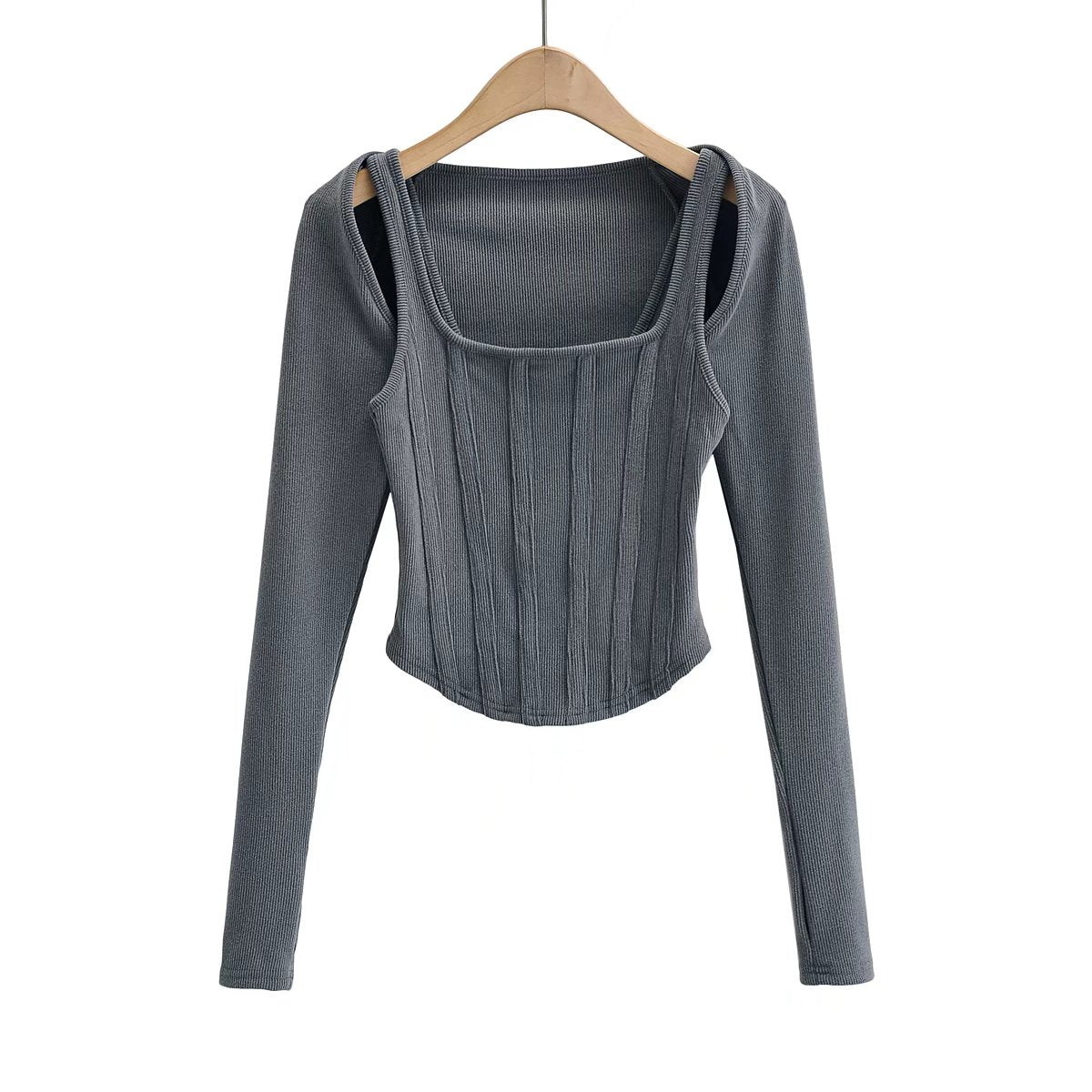 Corset Slim Nombril Sling Haut Tendance Deux Pièces