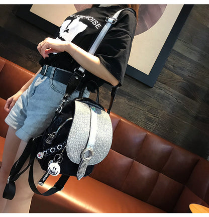 Mochila de mujer Bolso de mujer Bolso diagonal de doble uso para mujer