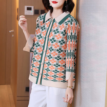 Print Niche Design Cardigan Jacket New Style