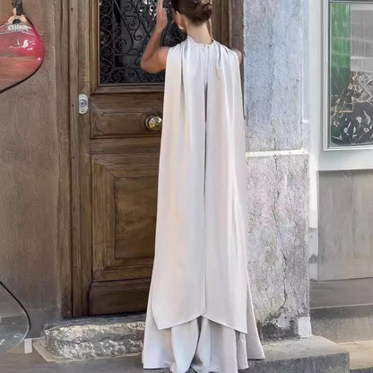 Robe en satin élégante avec ruban de couleur pure, nouvelle collection printemps et été