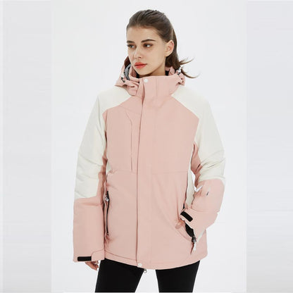 Traje de esquí para mujer, transpirable, impermeable y cálido