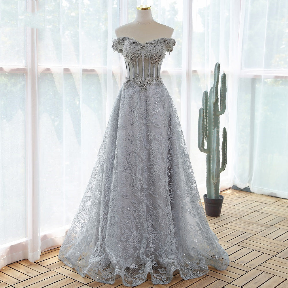 Lace Flower Dress Ball Gown