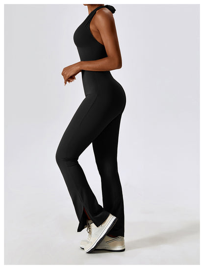 Tight Dance Sports Fitness Hip Lifting Slightly Yoga Jumpsuit