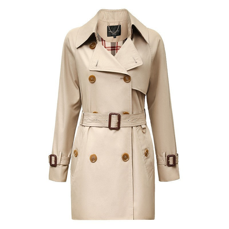 Women's Trench Coat Mid-length Korean Style Spring And Autumn