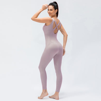 Women's Sexy Backless One Piece Sports One Piece Yoga Wear