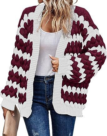 Loose Twisted Knitted Winter Sweater Coat