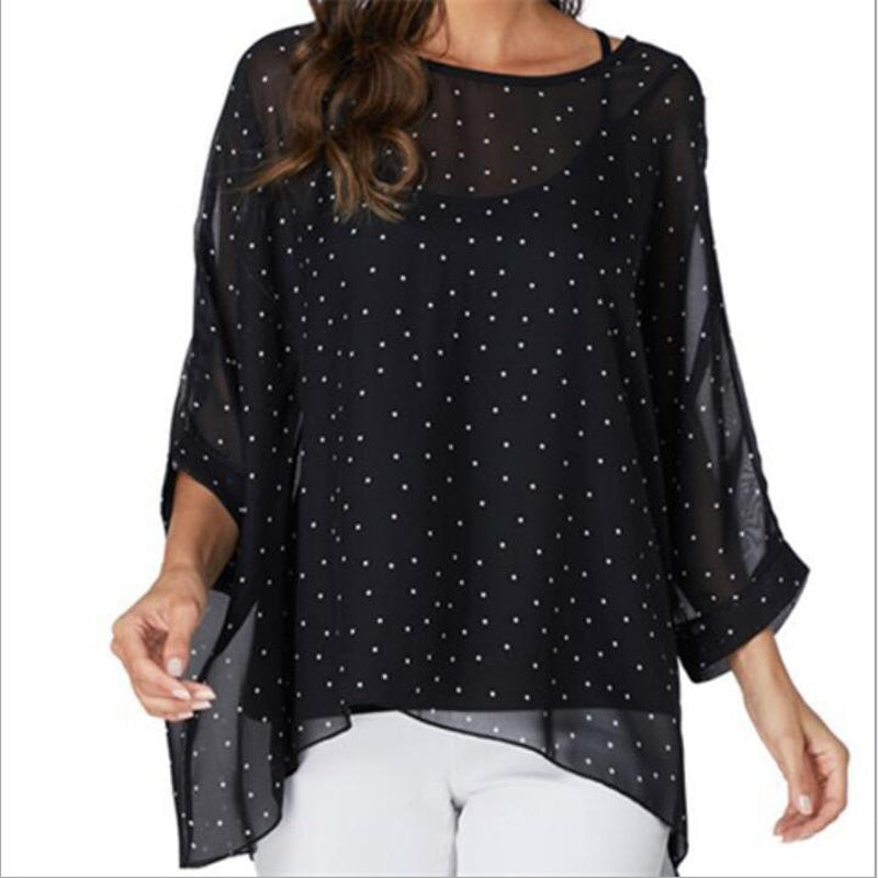 Ops chemise décontractée plage Boho Blouses femme vêtements surdimensionnés