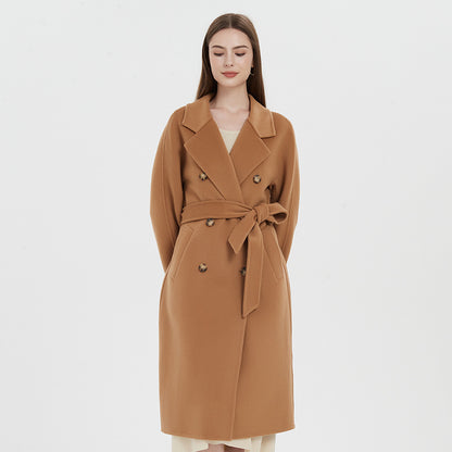 Reversible Cashmere Coat Women's Mid-length