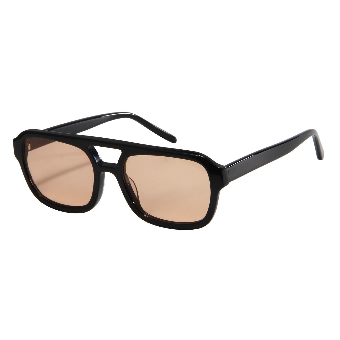 Fashion Street Shooting Catwalk Fashion Generous Double Beam Plate Sun Glasses Female