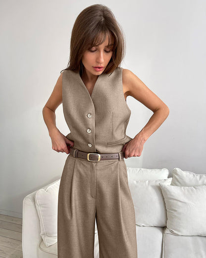 Costume d'été, nouveau gilet, pantalon, costume