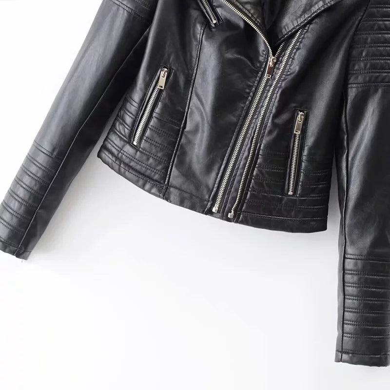 Cuir moto cuir femme