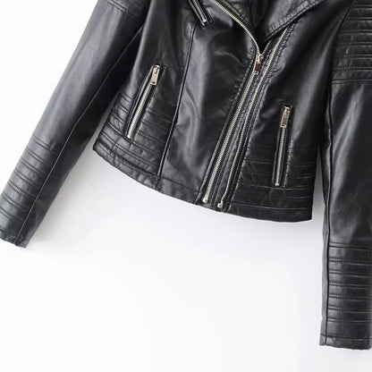 Women's leather motorcycle leather