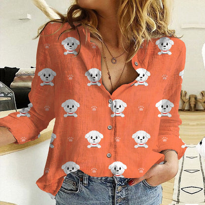 Printed Casual Fashion Sports Lapel Long Sleeve Shirt