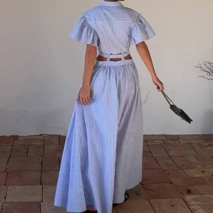 Jupe de costume avec ceinture déchirée, style rétro, tendance et unique