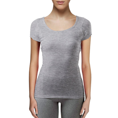 Women's Modal Short Sleeve T-Shirt Double Layer