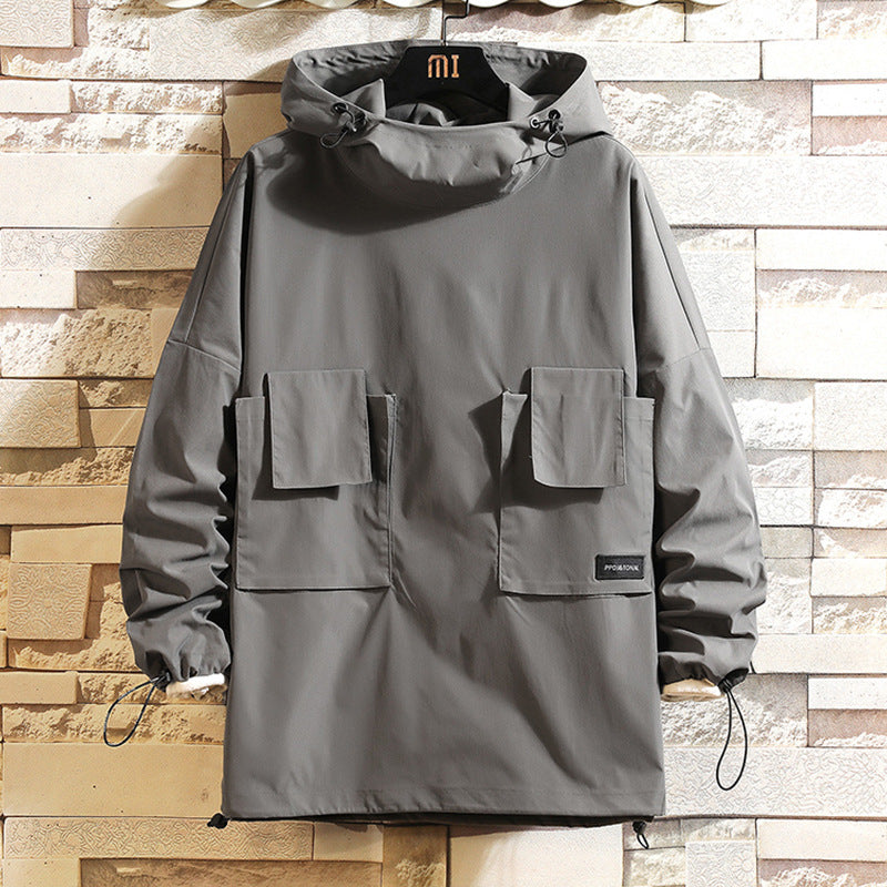 Men's Loose Hooded Jacket