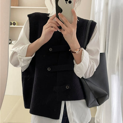 Women's Autumn New Style Irregular Vest