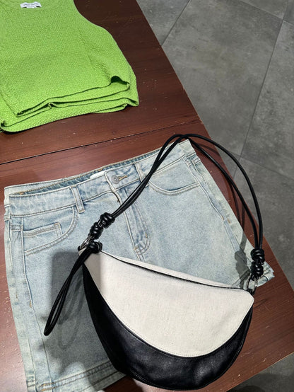 Bolso retro de mujer de gran capacidad y estilo minoritario