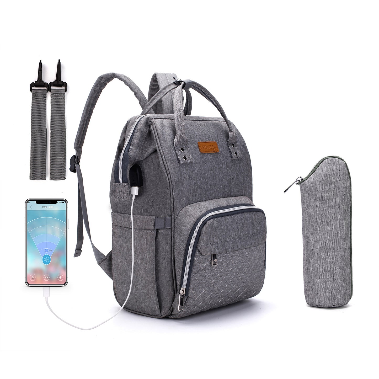 Mummy Multifunctional Large-capacity Backpack