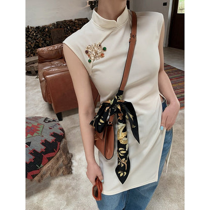 Women's Chinese-style Retro Improved Cheongsam Sleeveless Top