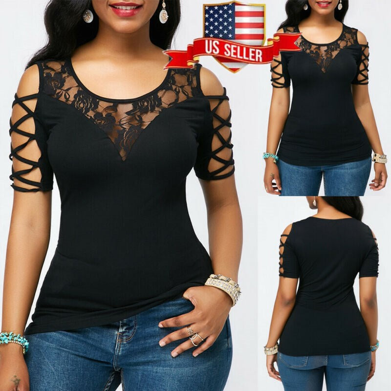 Camisas irregulares Chemise Tops de mujer