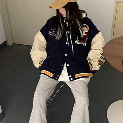 Female Student American Cardigan Retro Jacket Trend