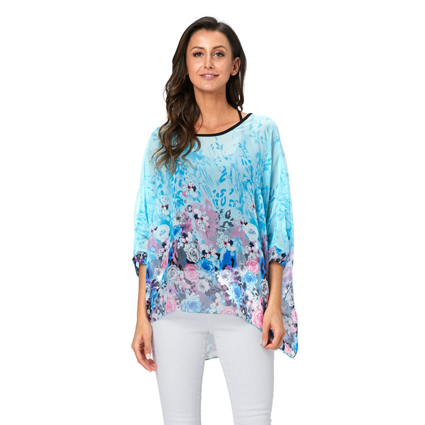 Ops chemise décontractée plage Boho Blouses femme vêtements surdimensionnés