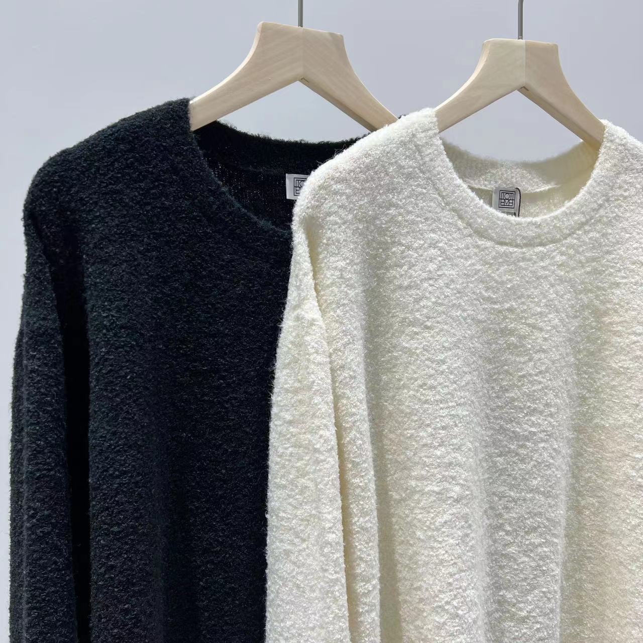 Idle Style Profile Round Neck Sweater Autumn And Winter Women