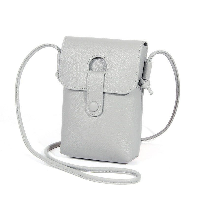 Women's Crossbody High-grade Fashion First Layer Leather One-shoulder Small Bag Lightweight