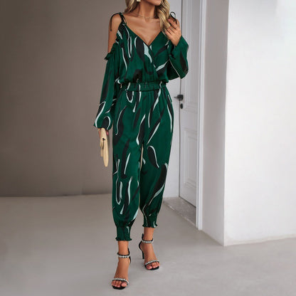 European And American Women's Clothing Fashion Jumpsuit